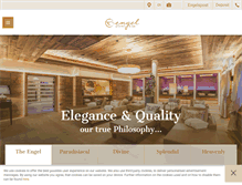 Tablet Screenshot of hotel-engel.com